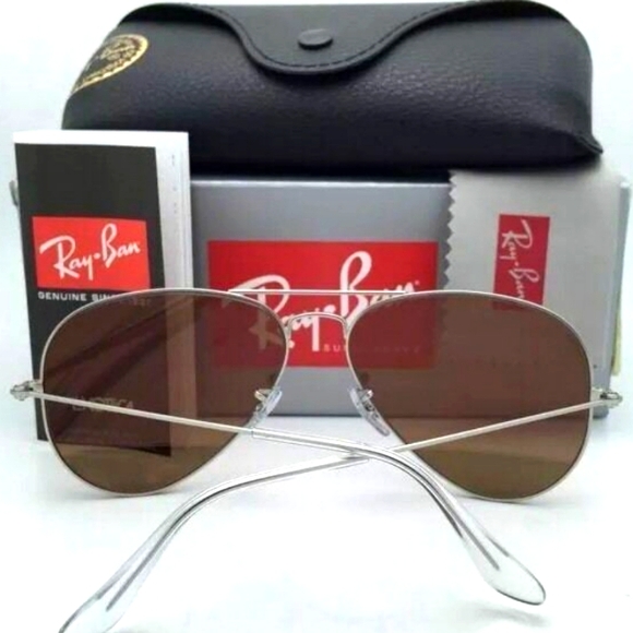 LIKE NEW RayBan Aviator RB3025 Pink Mirror Flash Ray ban Sunglasses - Picture 7 of 16